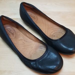 clarks indigo flats